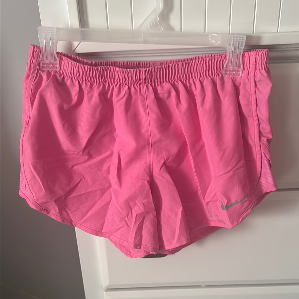 Nike Pink Athletic Shorts Moisture-Wicking Performance